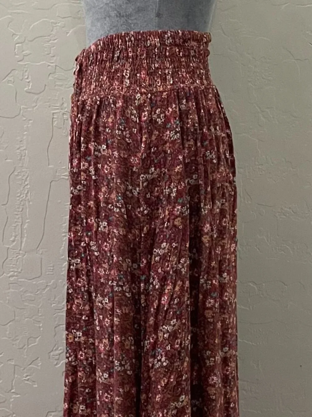Rachel Roy brown flower floral maxi skirt (size S) - Picture 2 of 5